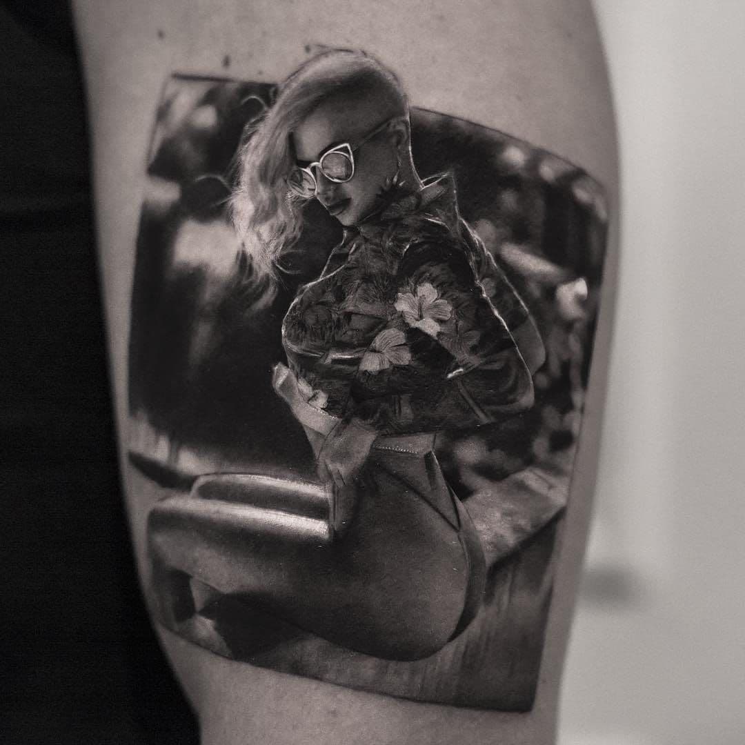 Realism tattoo example